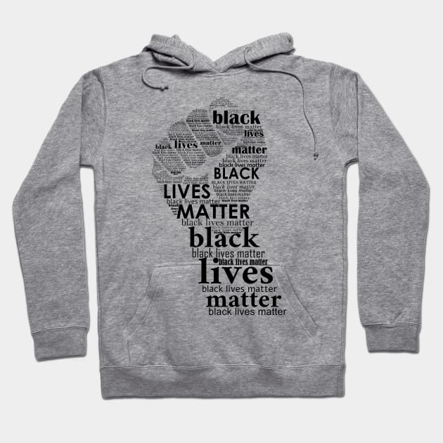 Black lives matter fist Hoodie by hedehede